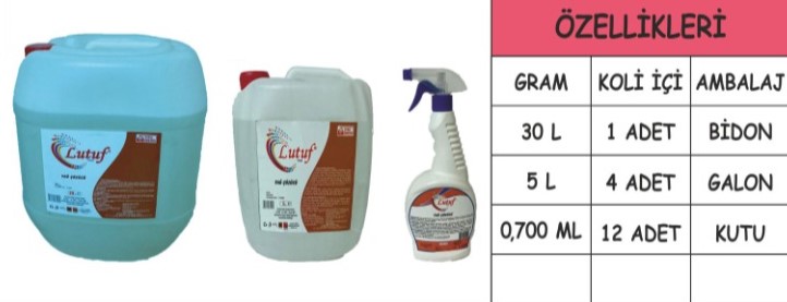 Lutuf Kimya Etkili Yağ Çözücü